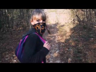 blowjob in the forest. stalker karina sucked a member of the guard in an abandoned camp